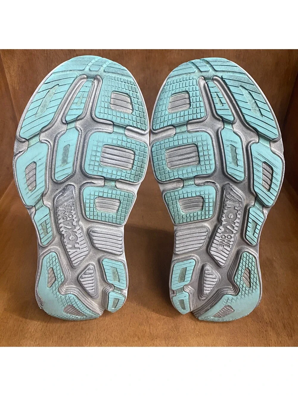 Hoka One One Bondi 7 Running Shoes Men's Size 10.5 Blue Sneakers 1110518 RTOS